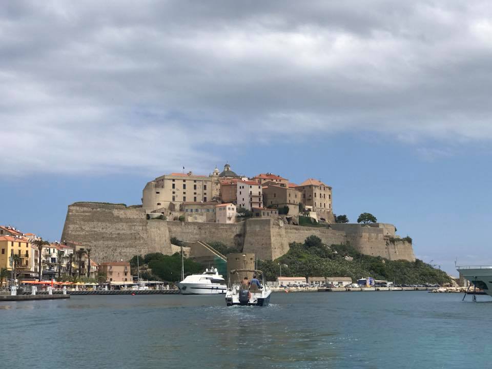 The-imposing-walls-Citadelle-de-Calvi-cruising-on-the-Seawind-1600-catamaran