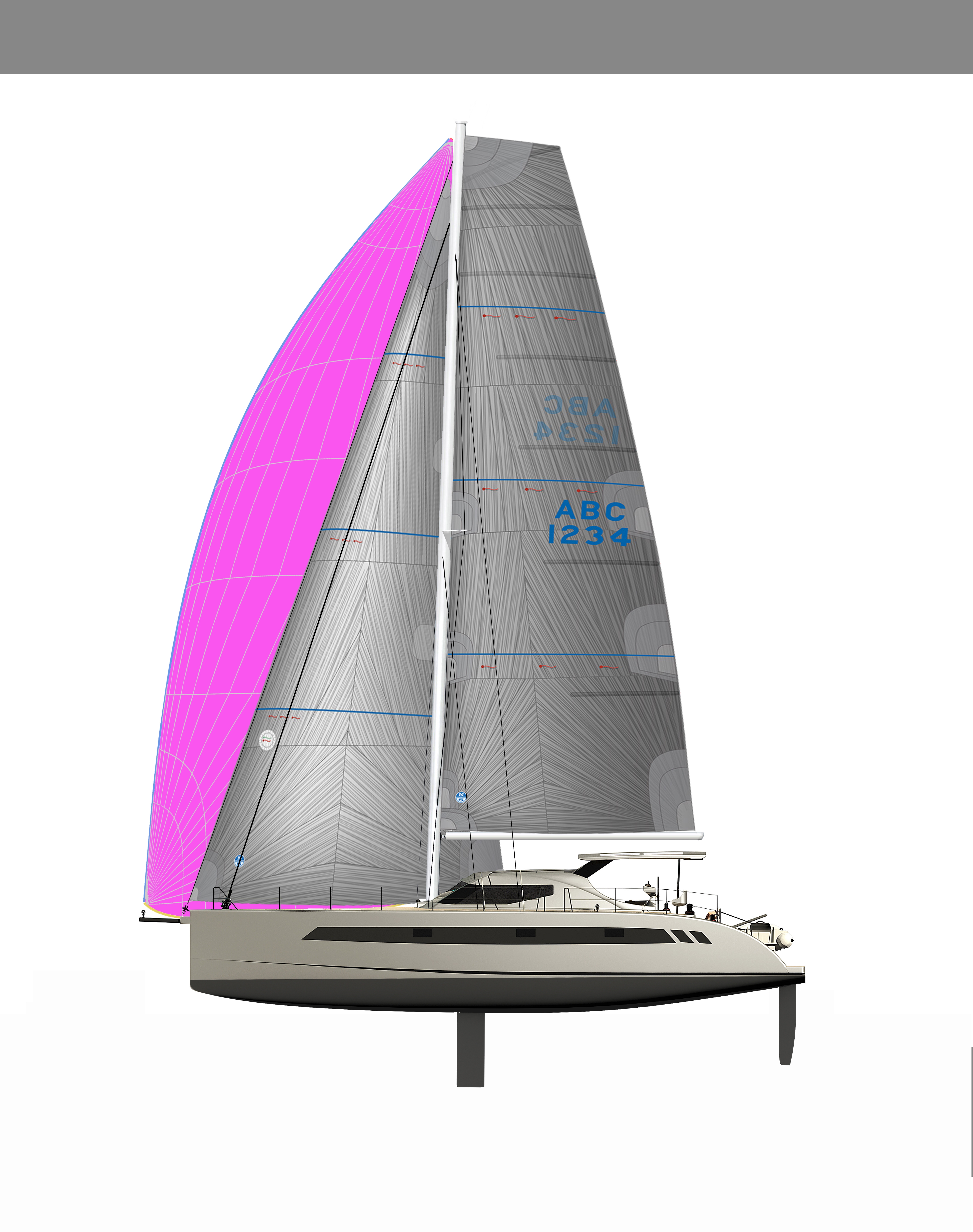 catamaran screecher sail